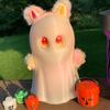 3d-Printed Glowing Ghost Costume 17 Cm Halloween Doll Clothes Cute Monster Doll Accessories Suitable For Collectible Dolls With Glowing Effect view 3