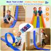 Nicmore Flexible Race Track Toy Set: 15ft DIY Bendable Ramp with Suction Cups  Portable Roll-Up Car Track for Kids Compatible with 1:64 Diecast Cars  Birthday Christmas for Boys Girls Ages 3+ view 3