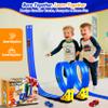 Nicmore Flexible Race Track Toy Set: 15ft DIY Bendable Ramp with Suction Cups  Portable Roll-Up Car Track for Kids Compatible with 1:64 Diecast Cars  Birthday Christmas for Boys Girls Ages 3+ view 4
