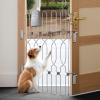 Snagle Paw Metal Retractable Door Barrier,24.4" Wide 35" Tall Safety Dog Gate for Front Door,Easy Install Retractable Pet Gate for Recreational Vehicle,Doorways view 1