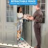 Snagle Paw Metal Retractable Door Barrier,24.4" Wide 35" Tall Safety Dog Gate for Front Door,Easy Install Retractable Pet Gate for Recreational Vehicle,Doorways view 3