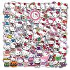 100pcs Kawaii Hellokitty Stickers for Traverl Case, Cute Sanrio Cartoon Stickers for Teen Kids Girls, Vinyl Graffiti Decal for Laptop Water Bottle Bike Guitar Luggage Phone Computer Skateboard view 4