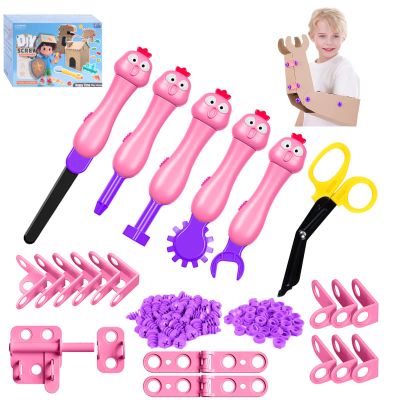 Cardboard Cutting Tool Toys for Kids: 122PCS Safe Cutter Construction Kit | STEM Educational Toys for Family Activities Classroom Learning Gifts for 5 6 7 8 Year Old Boys Girls Toys for Ages 5-7 3-12