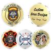 10 Custom Challenge Coins, Personalized Commemorative Coins with Logo, Customized Memorial Gifts for Company Military Family Anniversary Wedding Couple Pocket Hug Tokens Decision Coins view 1