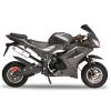 50CC 4-Stroke Kids Dirt Bike, Gas Pocket Motorcycle for Kids & Adults Mini Off-Road Motorcycle Gas Powered Dirt Bike with Front Rear Disc Brakes Load 330 LBS for Outdoor Grey view 1