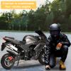 50CC 4-Stroke Kids Dirt Bike, Gas Pocket Motorcycle for Kids & Adults Mini Off-Road Motorcycle Gas Powered Dirt Bike with Front Rear Disc Brakes Load 330 LBS for Outdoor Grey view 3