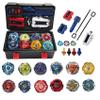Wotean Battling Set, 12 Spinning Tops, 3 Launchers 1 Grip 3 Middle Rings and 4 Bases, with Storage Box, Kids Toys Birthday Gift Ideal for 6+ Years Old Boys, C-X view 1