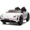NEECHIPRO 2 Seater Ride on Toy for Big Kids, 24V 7AH Licensed Porsche Taycan Turbo S Ride On Car, Kids Electric Vehicle Toy w/Remote Control, USB/MP3 Music, Spring Suspension, LED Lights, White view 1