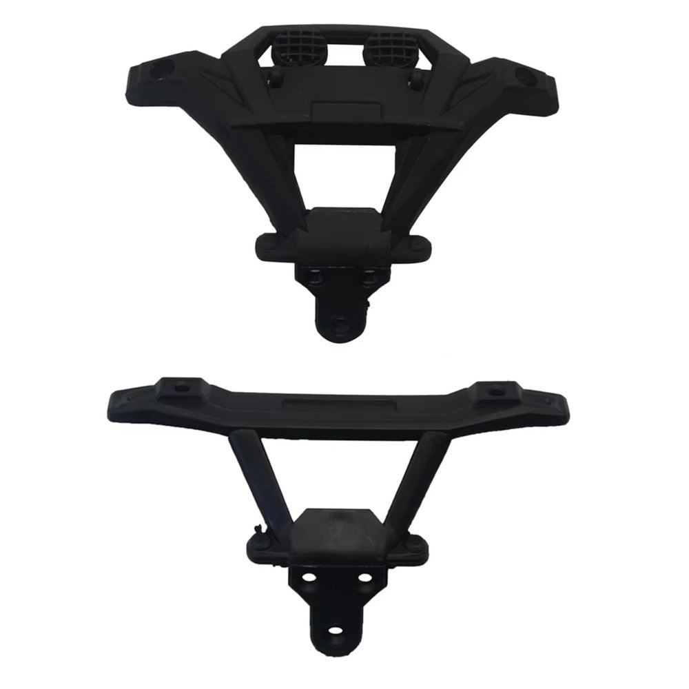 rc Bumper Compatible with Xinlehong for Hosim Q901 Q902 Q903 9130 9136 9137 1/16 RC Car Spare Parts Acce Accessories 2Pcs Front Rear Bumper