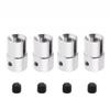 4Pcs Universal Joint Drive Cup B 02016 for 1/10 Redcat Racing Volcano Epx Pro Tsun-ami Nitro Parts Replacement Fit for HSP(Silver 4pcs) view 1