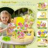 150PCS Fabric Flower Bouquets Toys DIY Flower Making Kit for Kids Ages 3-12 Arts & Crafts Flower Crafts for Kids Creative Birthday Gifts Toys for Girls view 4