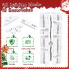 RXLWYUNLAE Christmas Wooden Blocks Stacking Game, Snowflake Collapsible Tower Game for Family Game Nights, Parties & Festive Decor, Suitable for Indoor/Outdoor Play view 2