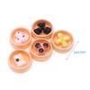 COOLHIYA 10Pcs Miniature Steamed Food Models Lifelike Dessert Props for Dollhouse Scene Adornment Detailed Mini Food Decorations for Mini House Restaurant Photo Props view 2