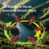Hylukon Wing Loong Remote Control Airplane, 2.4G Foam Quadcopter with 360 Flips, One Key Takeoff and Landing, LED Lights, Headless Mode, Cool Stunt Glider for Teens Adults (Red 2 Batteries) view 3
