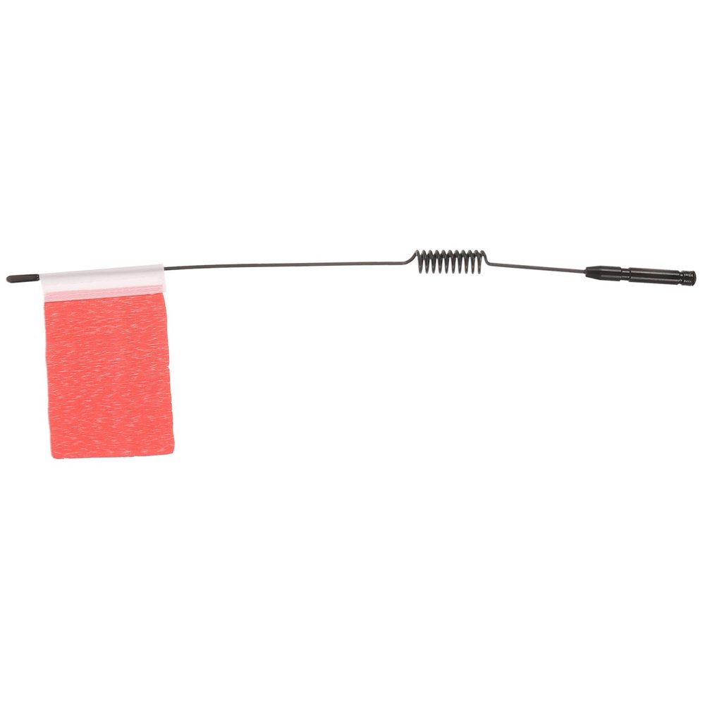 GALPADA Metal Rc Antenna with Flagpole for Rc Crawler Car Model Simulation Signal Line Decoration Accessory Non Fading Red Flag Easy to Attach and Remove