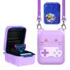 for Bitzee Disney Interactive Toy Digital Pet Silicone Case with Lanyard,Full Protective Case Cover with Bitzee Disney Virtual Electronic Pets-Purple view 1
