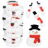 RXLWYUNLAE Christmas Wooden Blocks Stacking Game, Snowman Collapsible Tower Game for Family Game Nights, Parties & Festive Decor, Suitable for Indoor/Outdoor Play view 1