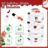 RXLWYUNLAE Christmas Wooden Blocks Stacking Game, Snowman Collapsible Tower Game for Family Game Nights, Parties & Festive Decor, Suitable for Indoor/Outdoor Play view 2