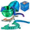 3Dgenius 3.94inch 3D Printed Dragons Egg Large Dragon Egg with 3 Dragons Inside 3D Printed Toys Dragon Toys for Kid & Adults, Easter Christmas & Home Decor view 1