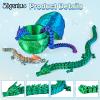 3Dgenius 3.94inch 3D Printed Dragons Egg Large Dragon Egg with 3 Dragons Inside 3D Printed Toys Dragon Toys for Kid & Adults, Easter Christmas & Home Decor view 4