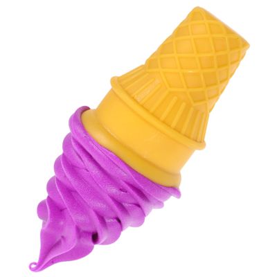 minkissy Realistic Fake Ice Cream Model Plastic Ice Cream Cone Simulation Food Photography Prop Vivid Color Material for Shop Display and Home Decor
