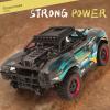 Authticar 4WD Remote Control Truck High Speed Remote Control Off Road Car with LED Lights All Terrain Short Course Vehicle for Teens Adults (Green) view 3