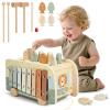 Vanplay Montessori Toys for 1 Year Old - Wooden Hammering Pounding Toys for One Year Old Girls Boy Gifts, 7 in 1 Learning Activities for Baby First Christmas Birthday Gifts for Toddlers 1-3-2-4 view 1