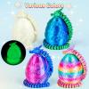3Dgenius 4Pcs 3D Printed Dragon Eggs 2.76inch Dragon Eggs with 9.84inch Dragons Inside 3D Printed Toys Dragon Toys for Kid & Adults, Easter Home Decor, 4Pack4 view 3