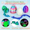 3Dgenius 4Pcs 3D Printed Dragon Eggs 2.76inch Dragon Eggs with 9.84inch Dragons Inside 3D Printed Toys Dragon Toys for Kid & Adults, Easter Home Decor, 4Pack4 view 4