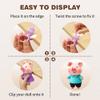 YLOZJIKO Doll Stand for Cabinet Edge Purple 4Pack view 4