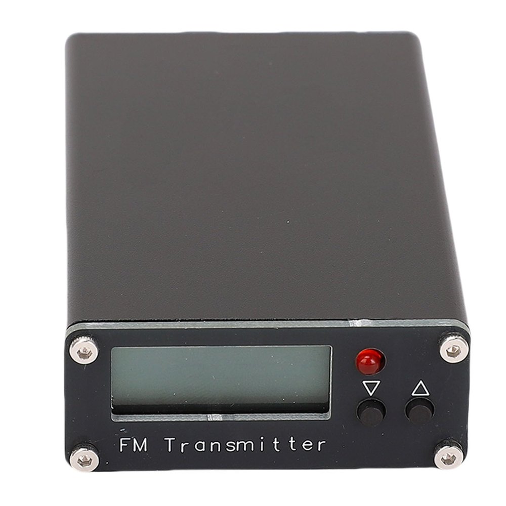Zunate 2000 Meters Long Range FM Transmitter, LCD with 1M Telescopic Antennae for Drive in Movie, Church Parking Lot, Lights Fireworks Show, School, Supermarket Events