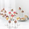 Acrylic Display Stand Durable Figures Cupcake Organizer Decor Desktop (Transparent) view 3