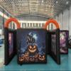6x6m Inflatable Halloween Haunted House Maze Scary Inflatable Maze Game for Outdoor Fun 20x20ft with 950W Blower view 3