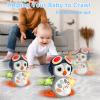 Autumety Crawling Musical Penguin Baby Toys with Music, Infant Tummy Time Toys for Babies 0 3 6 9 12-18 36 Months Newborn Devolopment Toddler Boy Girl Age 1 2 3 Year Old Christmas 1st Birthday Gifts view 4