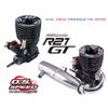 OS Speed R21 3.49cc GT Racing Engine with Exhaust Pipe Set High Performance 2.65HP 42000RPM for 1/8 Scale RC Car Competition view 3