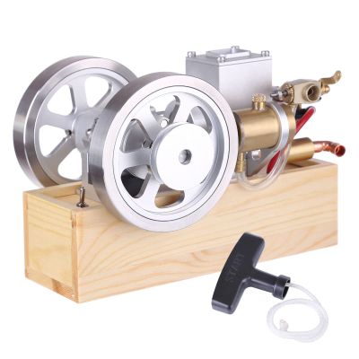 M93 Horizontal Gasoline Engine Model - 6CC Water-Cooled Internal Combustion Engine with Hand Starter for Display & Mechanical Education