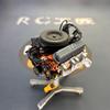V8 1/10 Mini Internal Combustion Engine Model Static Display for RC Climbing Car Desktop Collector Gift view 2
