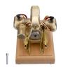 R90S 3.2CC Horizontally Opposed Twin-Cylinder Gasoline Engine Model - 4-Stroke Motorcycle Engine with Wood Base for Display & Collectors view 1