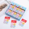 36 pcs Cute Animal Shaped Erasers, Kawaii Cat Design in Colors, School Supplies for Kids (Yellow,Pink,Purple,Blue, Color) view 2