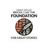Bricklayer Storyteller Sticker - Masonry Pride Vinyl Decal for Builders & Construction Artisans view 1