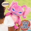 Disney Stitch Angel Many Moods 14-inch Interactive Plush, 50+ Sounds & Effects, Expressive LCD Eyes Show Her Moods, Toy for Fans, Girls, Boys, Kids 3 and Up by Just Play view 4