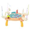 Saluaqui Magnetic Fishing Game Table with Rotating Function and Lights Music | Large Size High Feet Design for Kids | Interactive ParentChild Fishing Toy Set view 2
