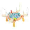 Saluaqui Magnetic Fishing Game Table with Rotating Function and Lights Music | Large Size High Feet Design for Kids | Interactive ParentChild Fishing Toy Set view 3