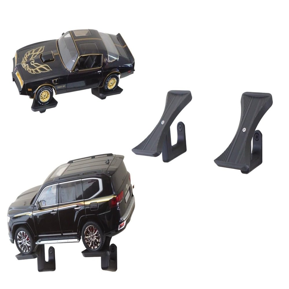 3DEXL 1/18 Scale Diecast Car Display Stand Shelf Holder, Wall Mount (18th Model), Size: 1-Car Wall Mount
