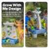 Step2 Misting Mountain & Waterfall Water Table with 21-Piece Accessory Set, Plastic, Ages 18 Months5 Years, Gray view 3