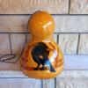 Black Raven Thunder Gourd Drum: Unique Handmade Musical Instrument view 2