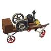 MechPuConToy Hit and Miss Engine Kit That Runs, HM-01 7cc 4-Stroke Horizontal Stationary Engine Model with High/Low Speed Gear Lever (KIT Version/Black) view 2