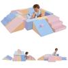 Bumnana Toddler Climbing Toys Indoor, 11-Piece Soft Foam Play Set for Toddlers Kids 1-3, Baby Climbing Blocks with Slide, Ramp and Steps, Crawl and Climb Activity Gym, Lightweight, Easy to Clean Gift view 2