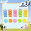 Bluey Ultimate Compounds Set, 25 Pack of Scented Glitter Slime, Resealable Containers with Bluey Stickers, Bluey Birthday Bulk Slime Party Favors, Sensory Toys, Goodie Bags Stuffers for Kids view 2