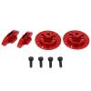 RC Brake Disc High Simulation Anti Rust Easy to Install Brake Disc for 1/10 Simulation Climbing Car Aluminum Alloy 39mm Diameter 2PCS (Red) view 1